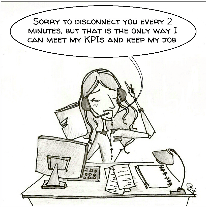 Outsourcing Book Content Page - Cartoon Image