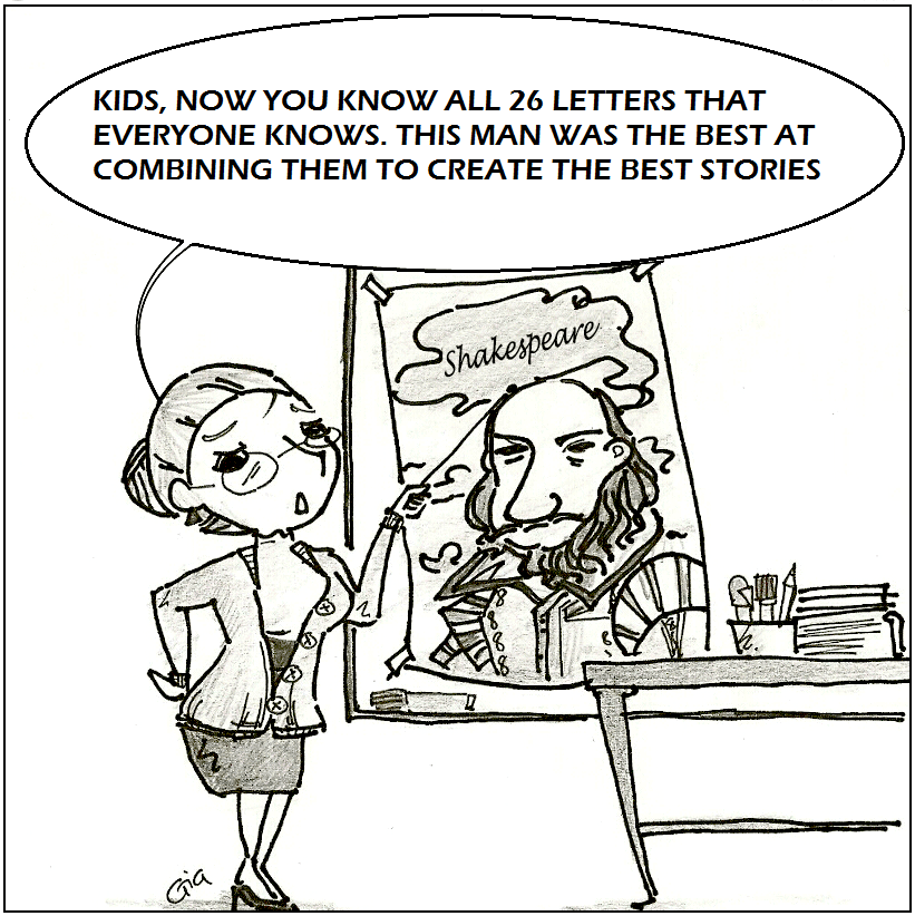 Outsourcing Book Content Page - Cartoon Image of two people